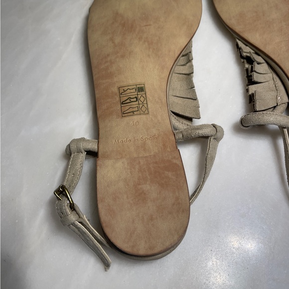 Stella McCartney Fringe T-Strap a Sandal 40 - Picture 3 of 8